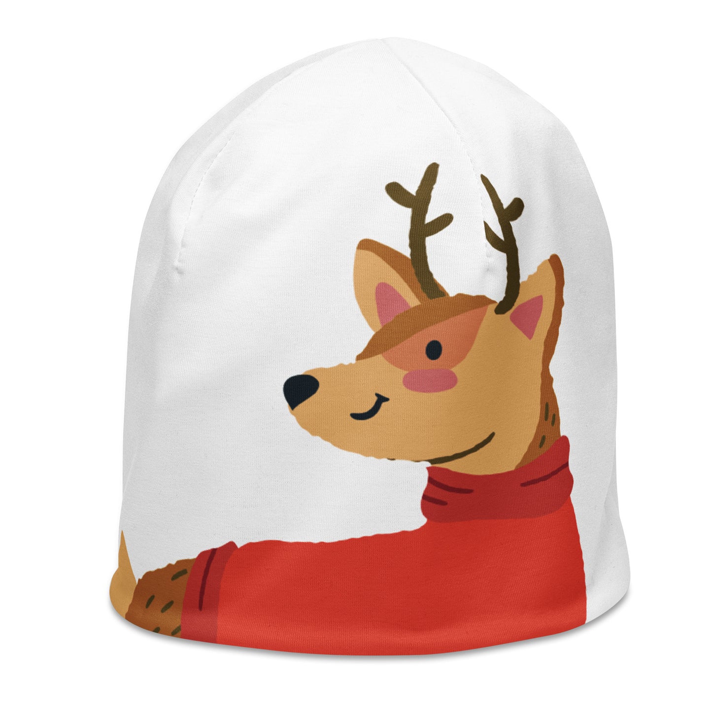 Reindeer All-Over Print Beanie